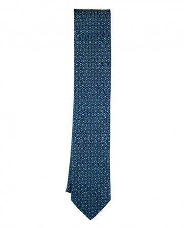 Corbata 100% Seda en Azul Oscuro